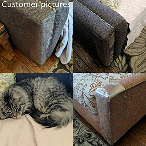 Clear Cat Scratch Protectors for Furniture (10-Pack)