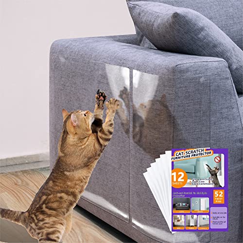 Clear Self-Adhesive Furniture Protector for Cats
