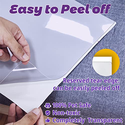 Clear Self-Adhesive Furniture Protector for Cats
