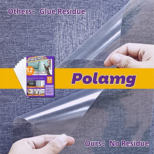 Clear Self-Adhesive Furniture Protector for Cats
