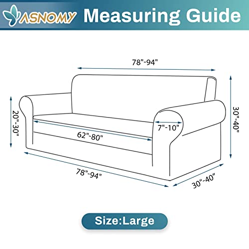 Stretch Sofa Covers for Cats in Black