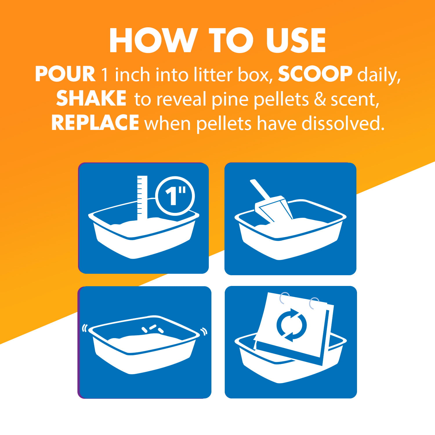 Feline Pine Original 100% Natural Cat Litter, 20lb