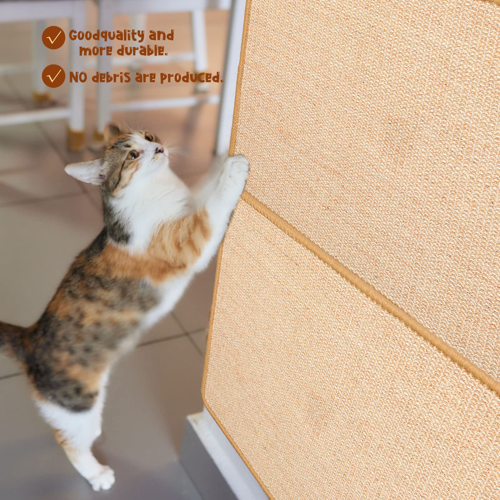 Sisal Cat Scratcher Mat Board Sharpen Nails Furniture