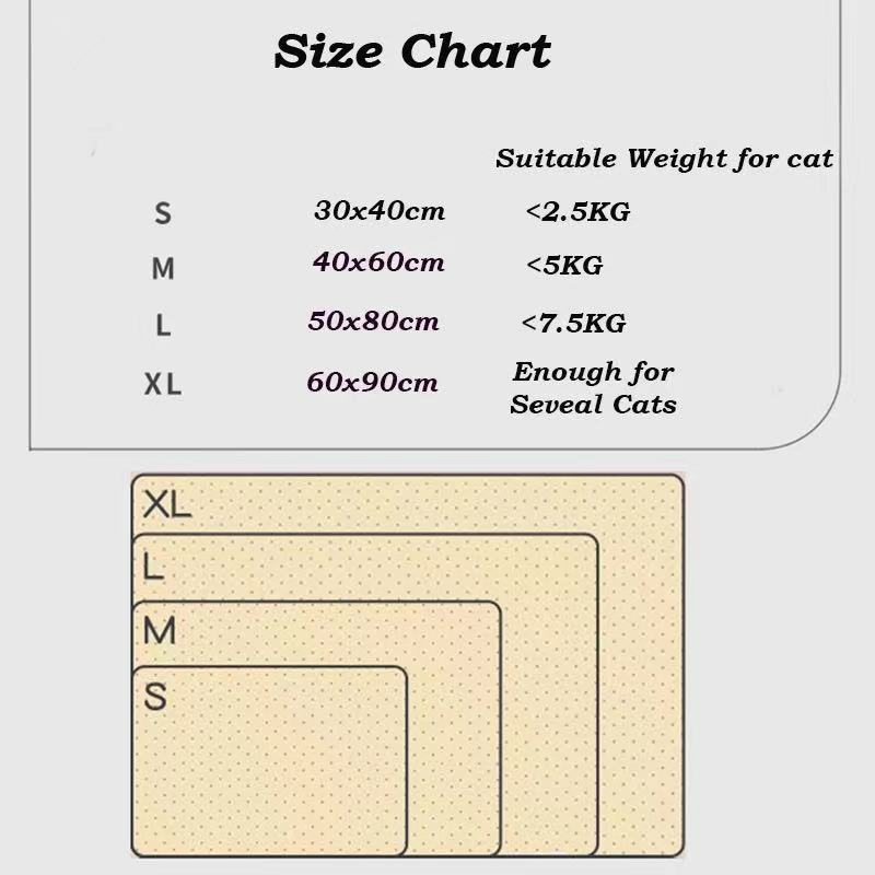 Sisal Cat Scratcher Mat Board Sharpen Nails Furniture