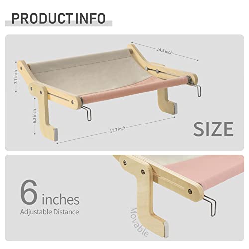 Cat Window Perch Bed with No Drilling/Suction Cup