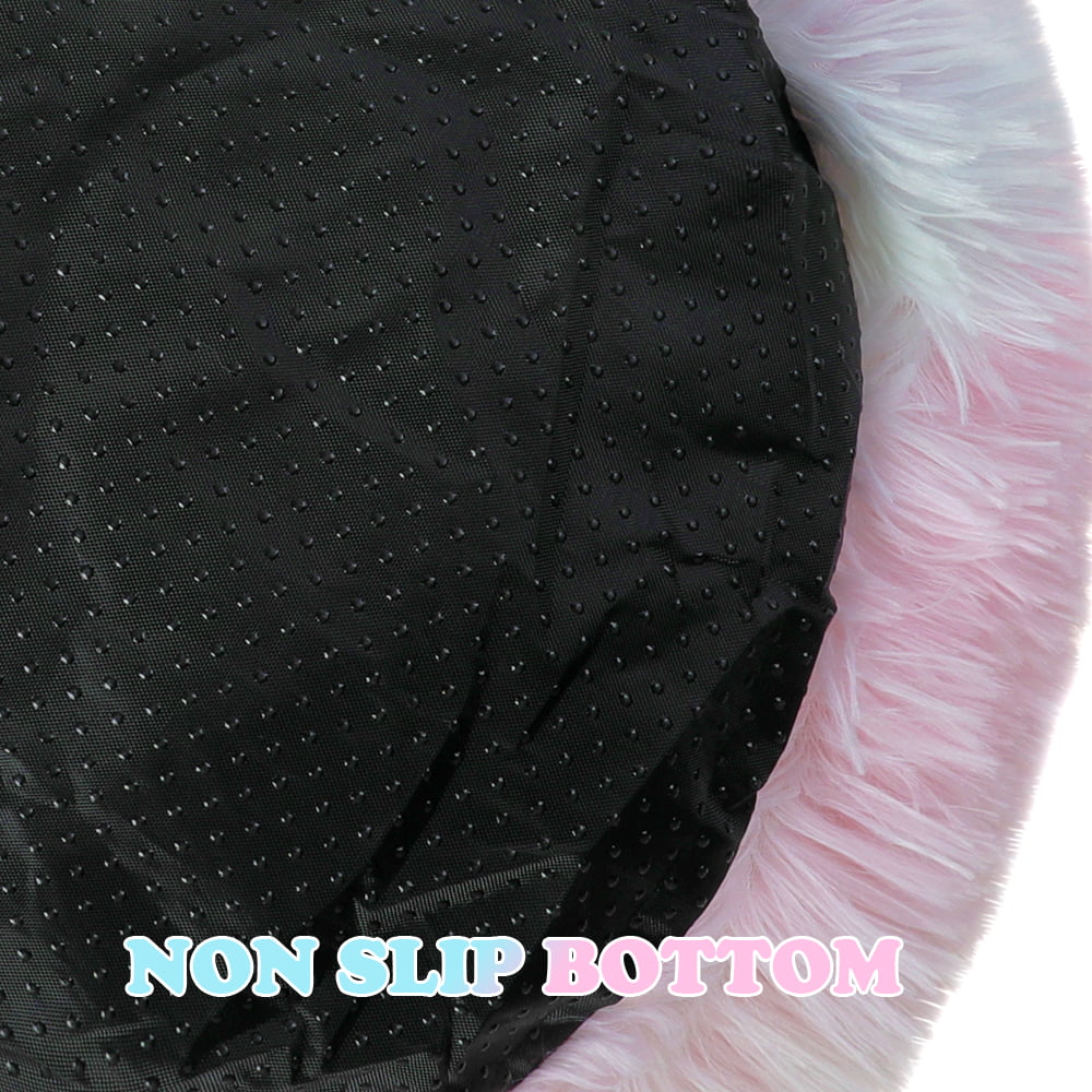 Round Donut Plush Pet Bed for Cats