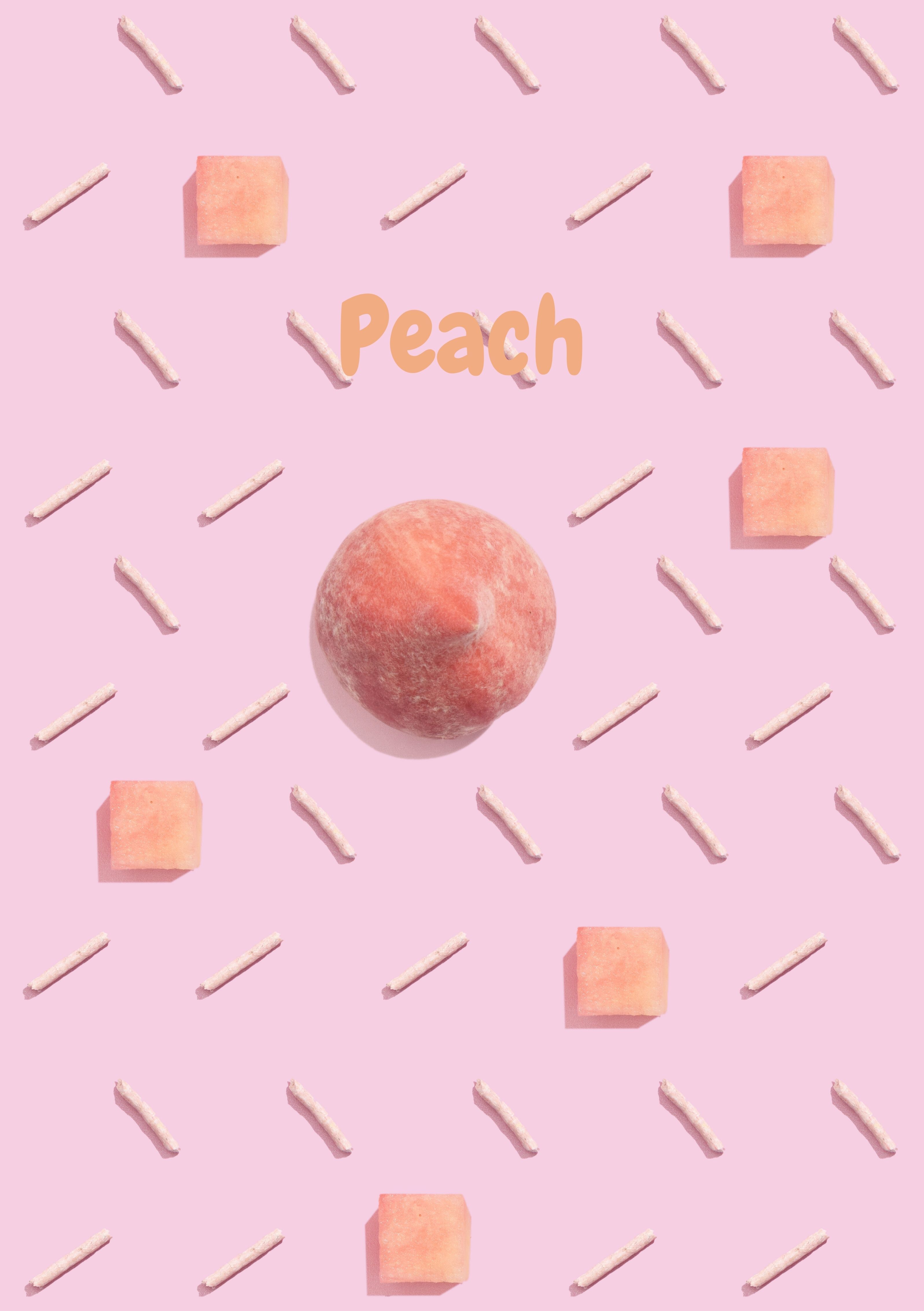 Michu Natural Clumping Tofu Cat Litter (Peach)