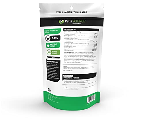 VETRISCIENCE Crunchy Teeth Cleaning Treats for Cats