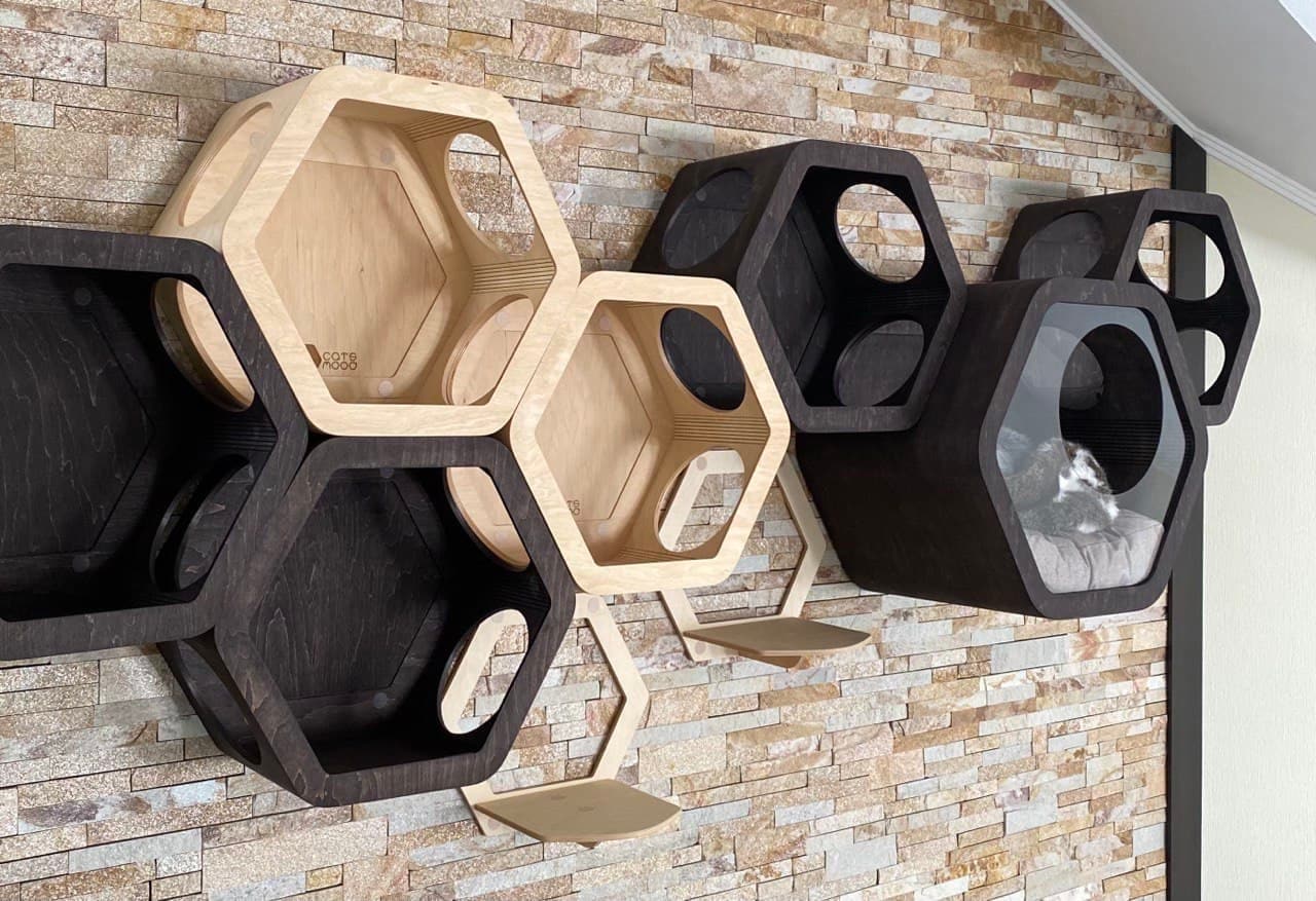 Contemporary Cat Furniture Set