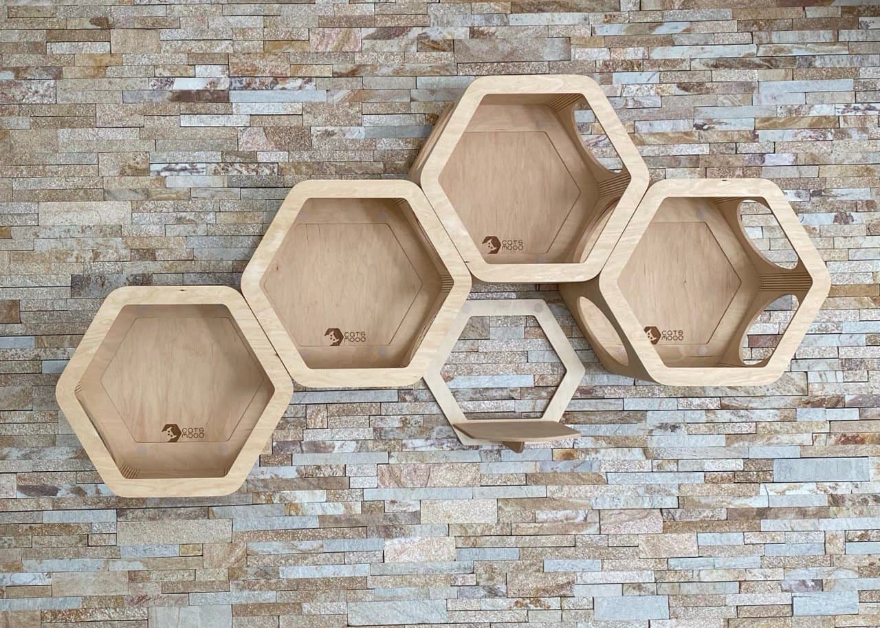 Contemporary Cat Furniture Set