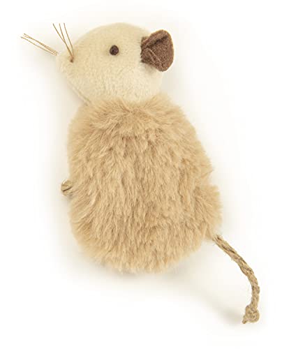 Madcap Mouse Plush Catnip Toy with String Tail