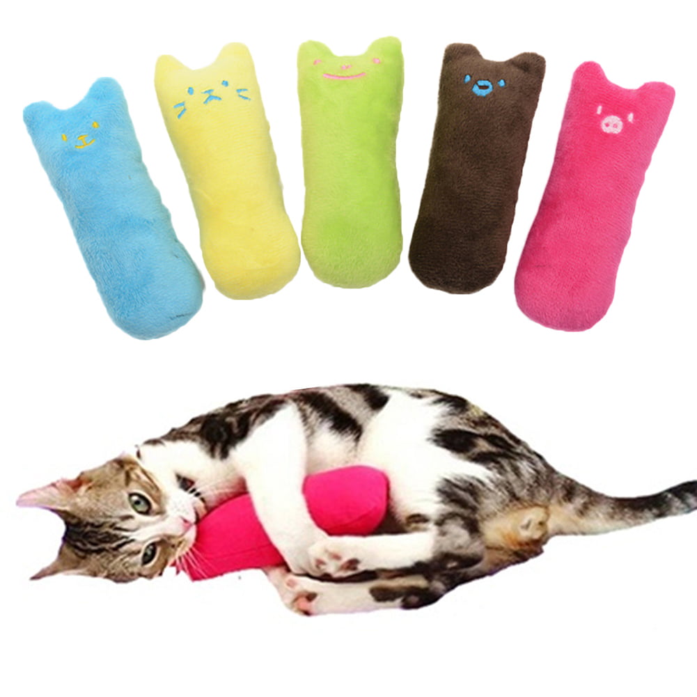 Catnip Filled Cartoon Mice Chew Toy for Cats
