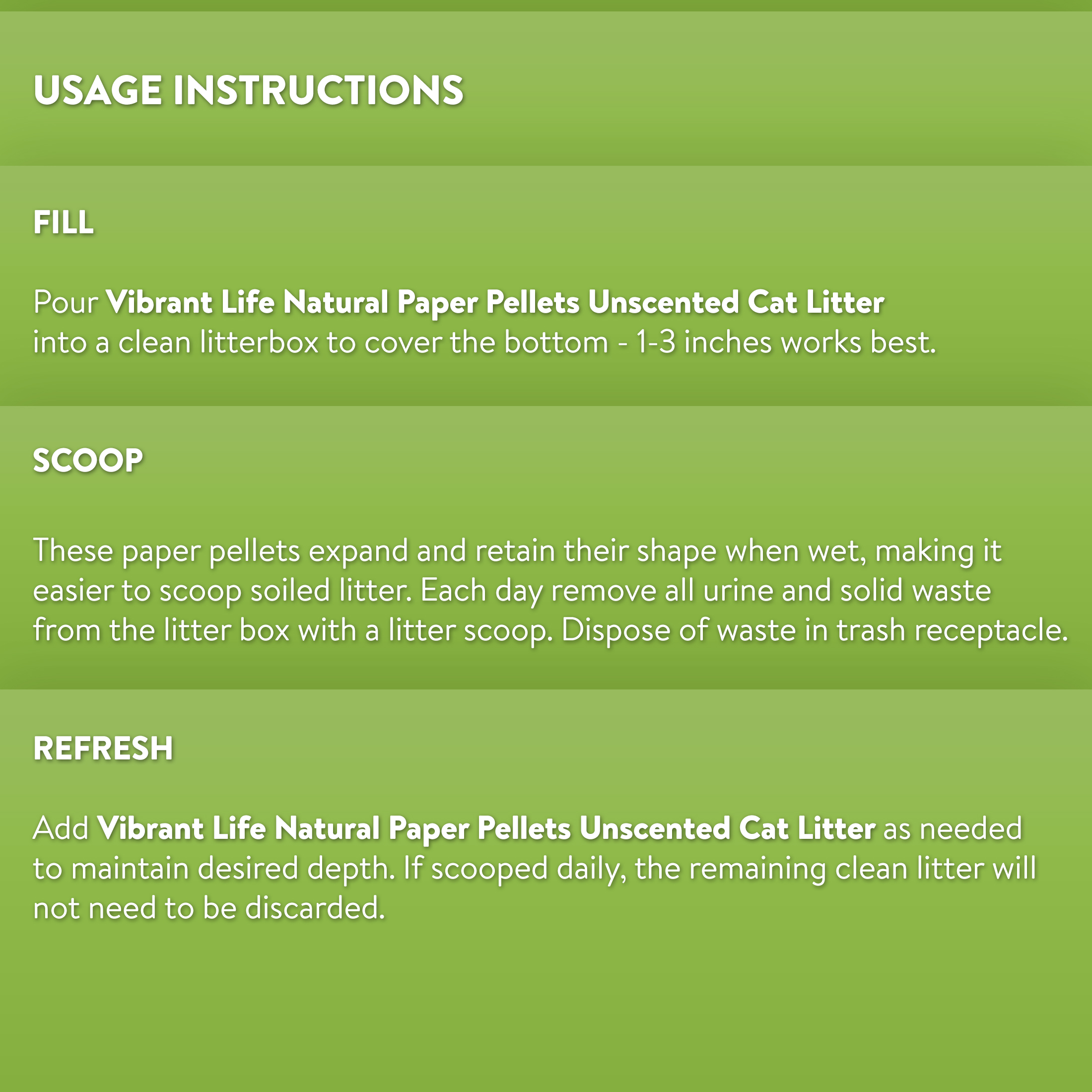 Unscented Cat Litter, 20 lbs