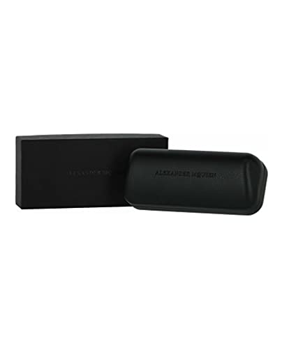 Alexander McQueen Mens Square/Rectangle Black Black Grey Fashion Designer Eyewear