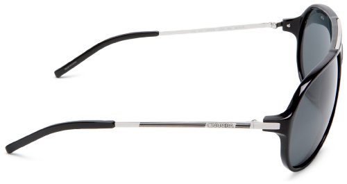 Carrera Unisex Adult Hot/S Sunglasses, Black and Palladium Frame/Grey Lens, 64 mm US