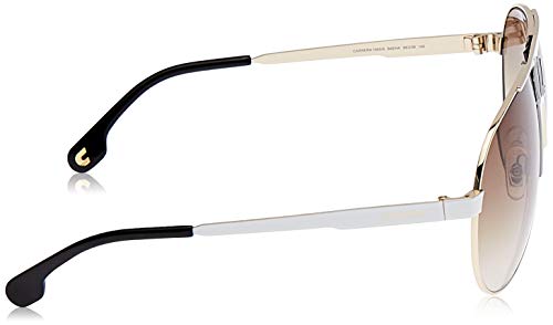 Carrera Unisex Adult Carrera 1005/S Sunglasses, White Gold/Brown Gradient, 66mm 9mm US