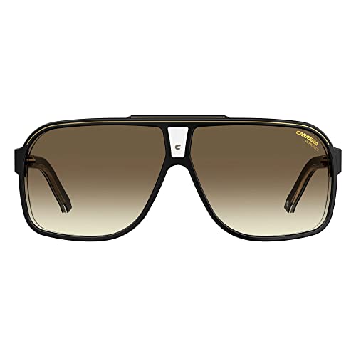Carrera Grand Prix 2/S Rectangular Sunglasses, Black/Brown Gradient, 64mm, 9mm