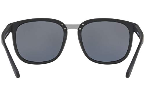 Arnette Matte Black Polarized Square Sunglasses