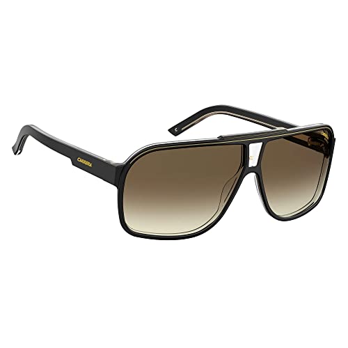 Carrera Grand Prix 2/S Rectangular Sunglasses, Black/Brown Gradient, 64mm, 9mm