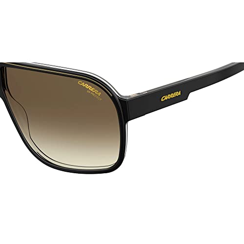 Carrera Grand Prix 2/S Rectangular Sunglasses, Black/Brown Gradient, 64mm, 9mm
