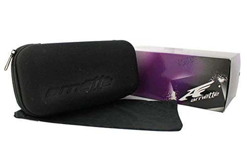 Arnette Matte Black Polarized Square Sunglasses