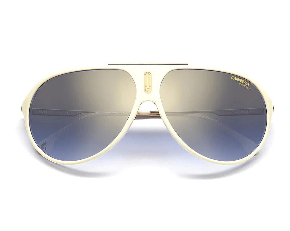 Carrera Blue Carrera Aviator Sunglasses HOT65 0SZJ/1V 63