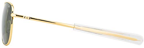 AO Original Pilot Sunglasses Gold with Polarized Lenses
