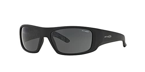 Arnette Hot Shot Wrap Sunglasses, Black/Grey, 62mm