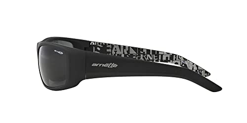 Arnette Hot Shot Wrap Sunglasses, Black/Grey, 62mm