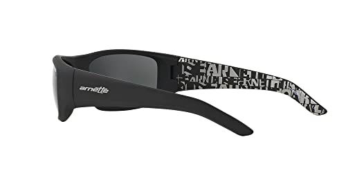 Arnette Hot Shot Wrap Sunglasses, Black/Grey, 62mm