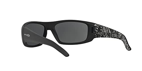 Arnette Hot Shot Wrap Sunglasses, Black/Grey, 62mm