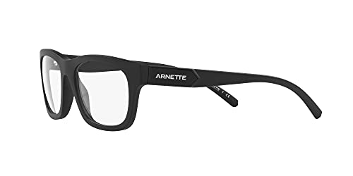 ARNETTE Makemake Square Sunglasses, Matte Black/Clear