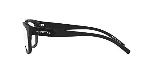 ARNETTE Makemake Square Sunglasses, Matte Black/Clear