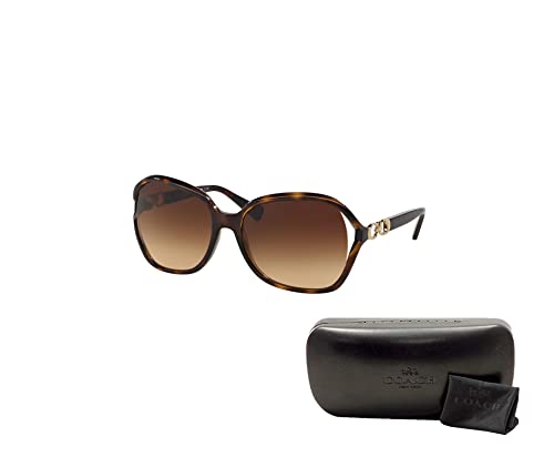 COACH HC8145 Butterfly Sunglasses for Women + BUNDLE