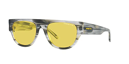 ARNETTE AN4293 GTO Pilot Sunglasses, Tie-Dye Grey/Yellow, 53 mm