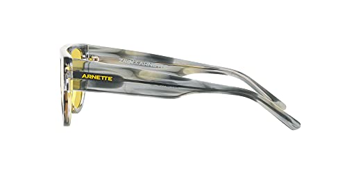 ARNETTE AN4293 GTO Pilot Sunglasses, Tie-Dye Grey/Yellow, 53 mm