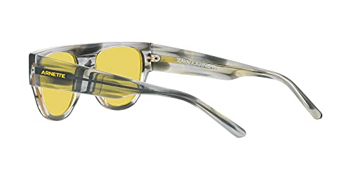 ARNETTE AN4293 GTO Pilot Sunglasses, Tie-Dye Grey/Yellow, 53 mm