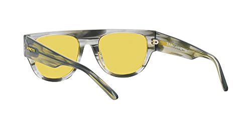 ARNETTE AN4293 GTO Pilot Sunglasses, Tie-Dye Grey/Yellow, 53 mm