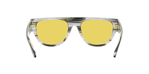 ARNETTE AN4293 GTO Pilot Sunglasses, Tie-Dye Grey/Yellow, 53 mm