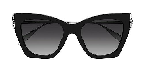 Alexander McQueen AM0375S Black/Grey Shaded 53/19/145 women Sunglasses