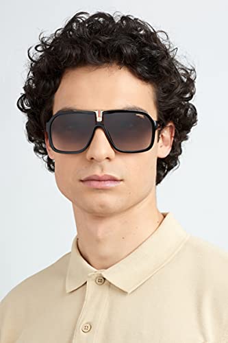 Carrera Shield Sunglasses, Black/Brown, 64mm