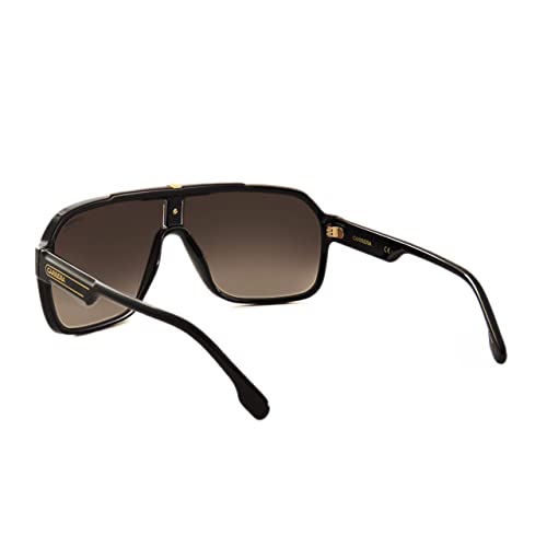 Carrera Shield Sunglasses, Black/Brown, 64mm