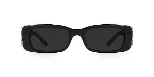 Balenciaga BB0096S Shiny Black/Grey One Size Sunglasses
