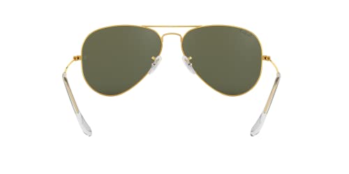 Ray-Ban Gold Aviator Sunglasses with Polarized Lens