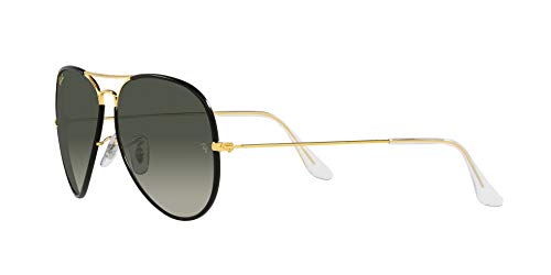 Ray-Ban Classic Aviator Sunglasses, Black/Gold, Gradient Lens
