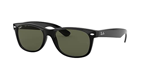 Ray-Ban RB2132 Wayfarer Black/Polarized Green Sunglasses