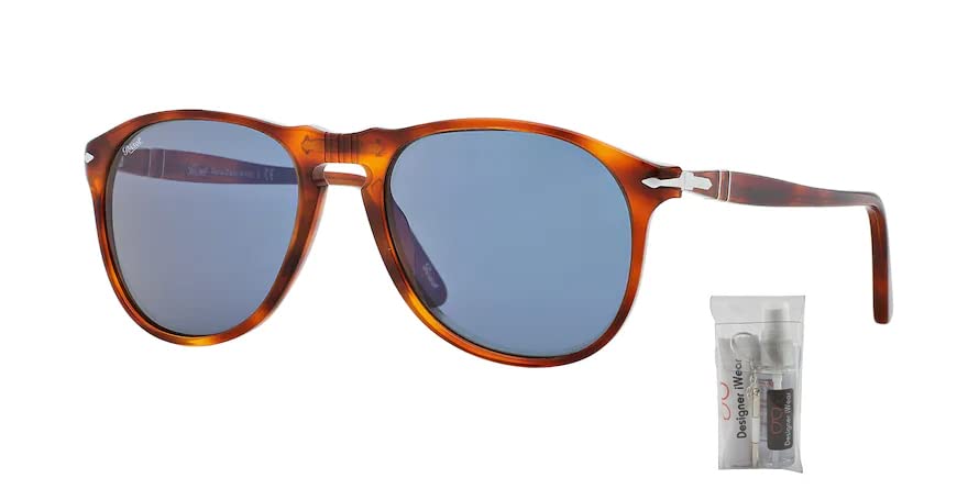 Persol PO9649S Pilot Sunglasses for Men + Designer iWear Kit