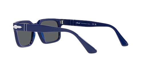 Blue/Dark Grey Persol PO3272S Rectangular Sunglasses 53mm