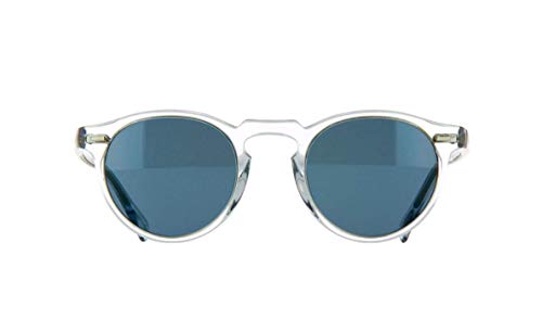 Oliver Peoples Gregory Peck Crystal/Indigo Sunglasses Size Medium