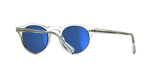 Oliver Peoples Gregory Peck Crystal/Indigo Sunglasses Size Medium